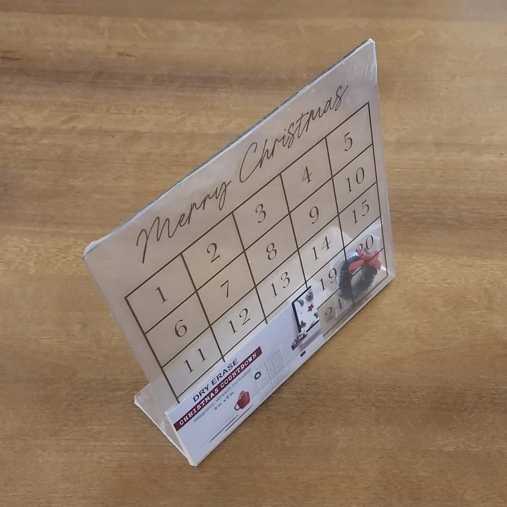 Dry Erase Christmas Countdown Advent Calendar 9